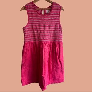 DRA Los Angeles (Anthropologie) Smocked Sleeveless Gauze Dress